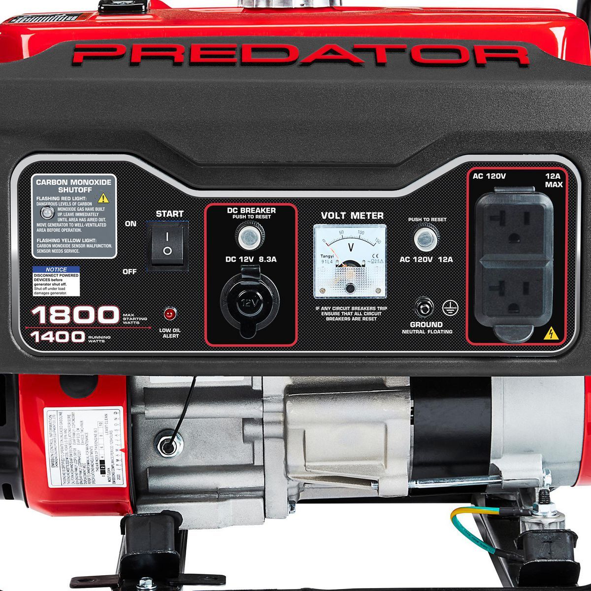 1800 Watt Gas-Powered Portable Generator C75344