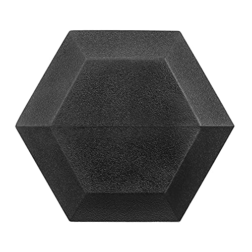 Rubber Coated Cast Iron Hex Dumbbell Free Weights T855