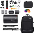 AD100Pro Round Head Accessories Kit with Battery, Umbrella, Carrying Bag, Light Stand T371771