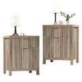 Set of 2 Nightstands with 2 Drawers S710493