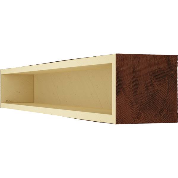 Sandblasted Faux Wood Fireplace Mantel T953639