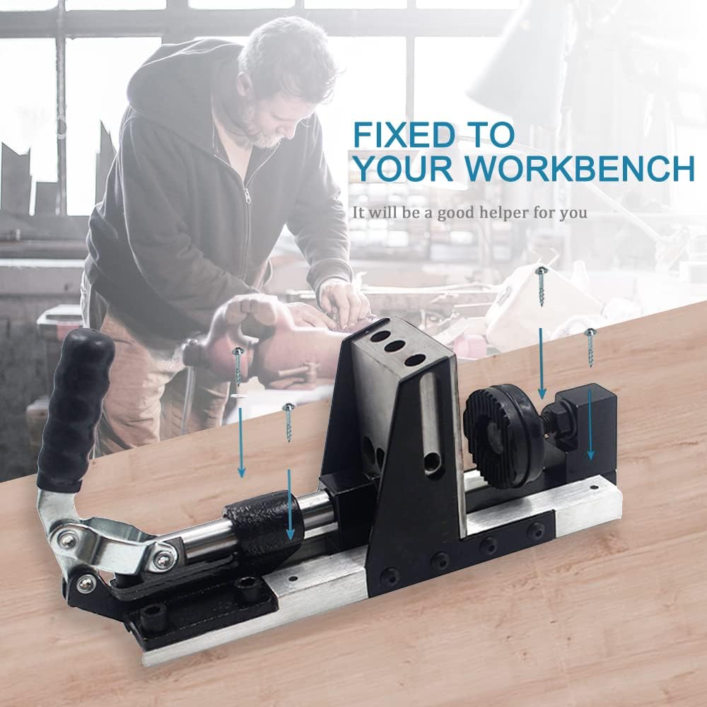 Adjustable 3 Holes Metal Pocket Hole Jig Kit with Clamp W5238