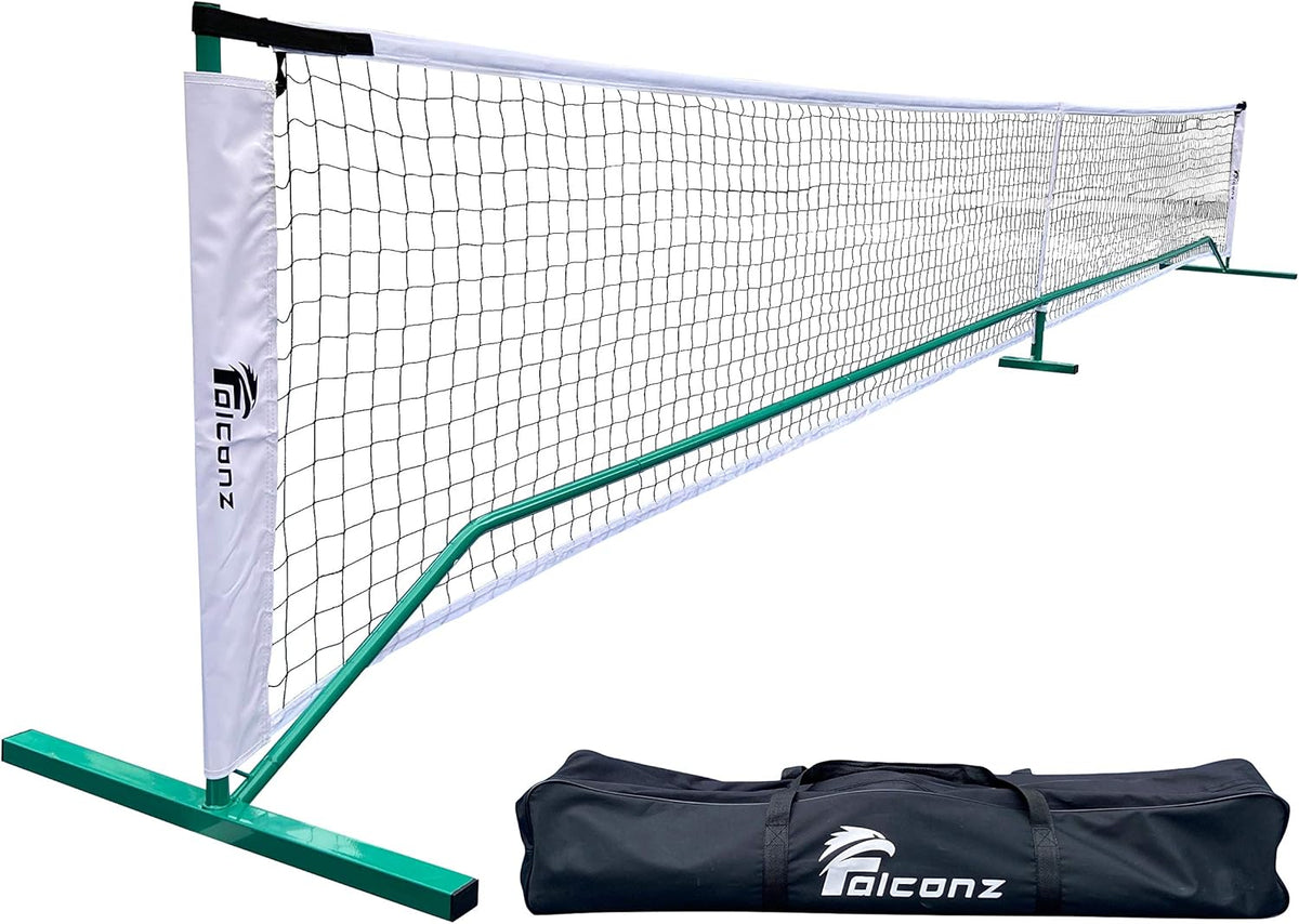 Regulation Size 22 Feet Long Pickleball Net with Steel Frame and PE Netting M77921