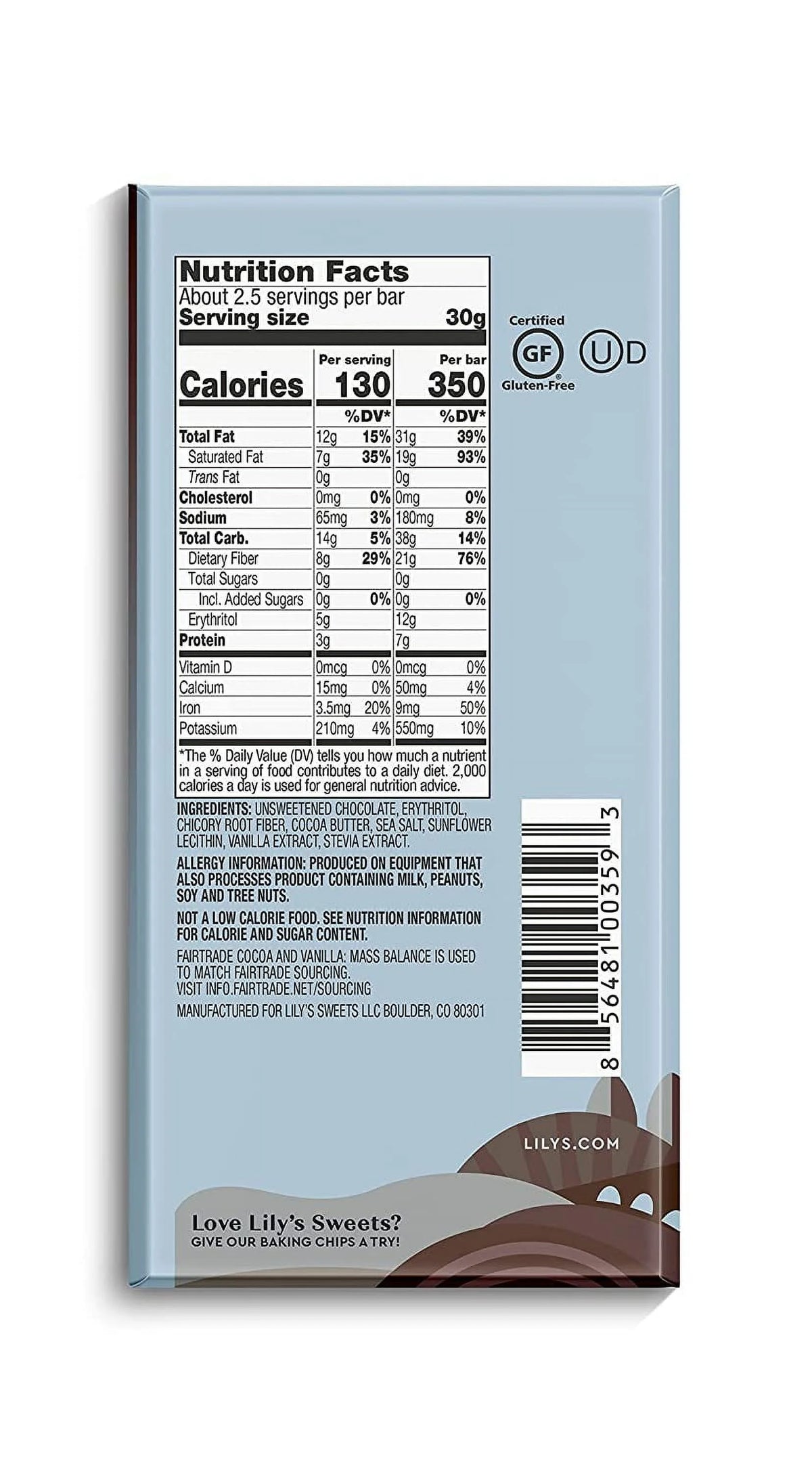 70% Dark Chocolate Bar Sampler, 2.8 ounce 4-Pack K2729