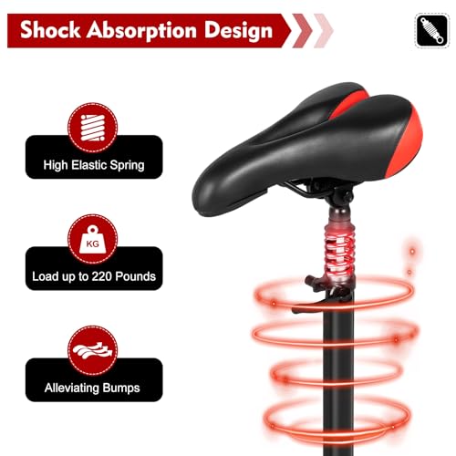 Foldable Adjustable Universal Scooter Seat Replacement with PU Cushion Aluminum Rod I713291