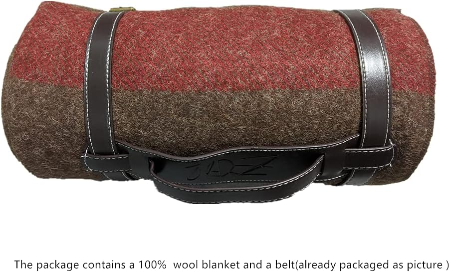 100% Wool Blanket 59" x 80" D95952