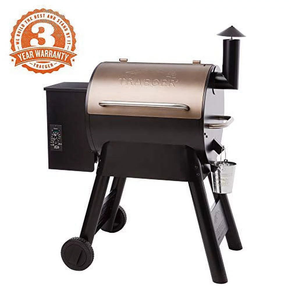 Bronze Pellet Grill & Smoker with 572 Sq. In. Capacity U6048