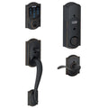 Aged Bronze Smart Deadbolt and Handleset with Accent Lever O222313