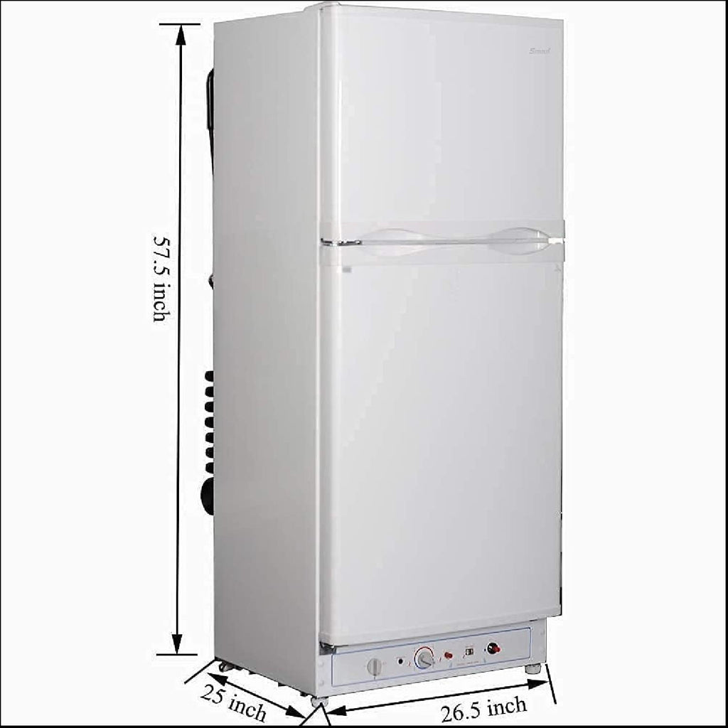 Propane Refrigerator with Freezer 6.1 cu.ft White S54271