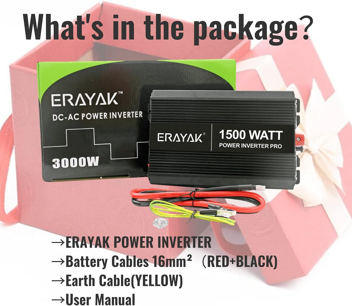 1500W Power Inverter 12v to 110v Modified Sine Wave F7737