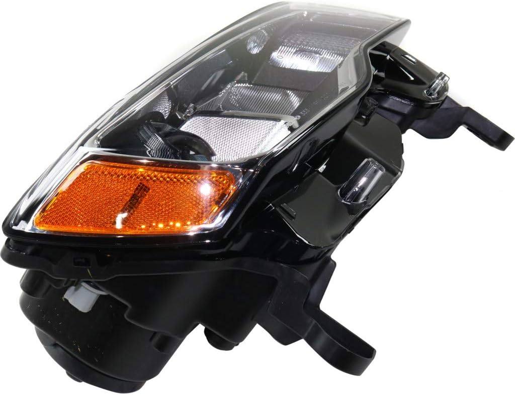 Jeep Grand Cherokee Passenger Side Chrome Halogen Headlight Assembly D5095