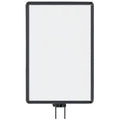 Vertical Swivel Mount Sign Frame 14 x 22 in. Matte Black P1774