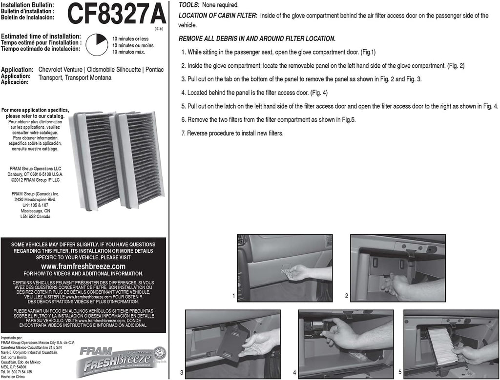 Cabin Air Filter with Arm and Hammer Baking Soda N375477