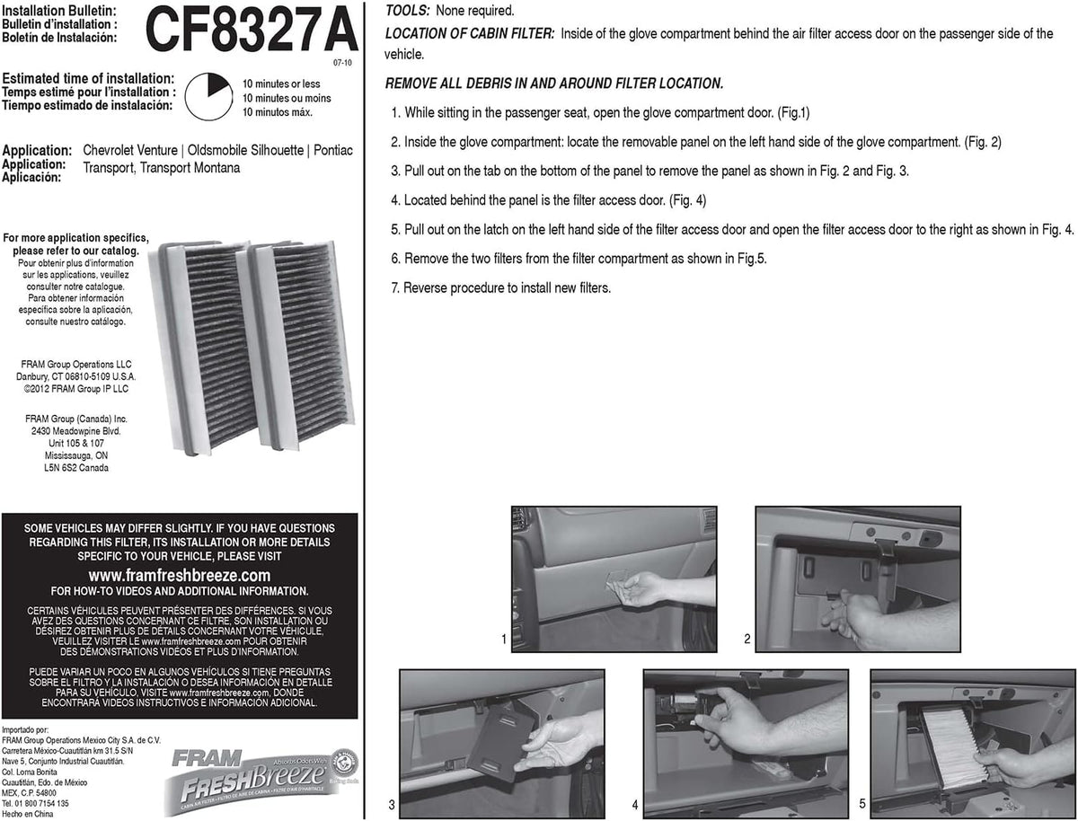 Cabin Air Filter with Arm and Hammer Baking Soda N375477