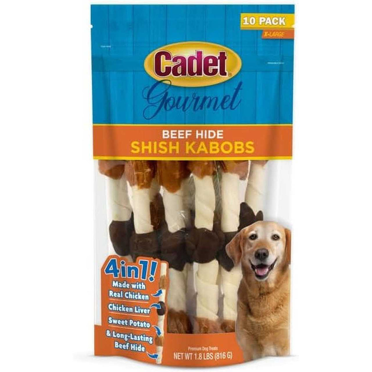 Beef Hide Shish Kabobs Dog Treat Y851436