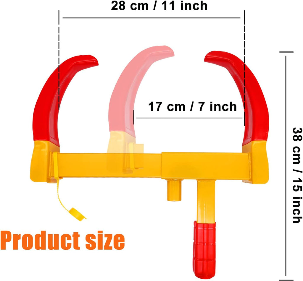 2PCS Universal Wheel Clamp Tire Lock S735