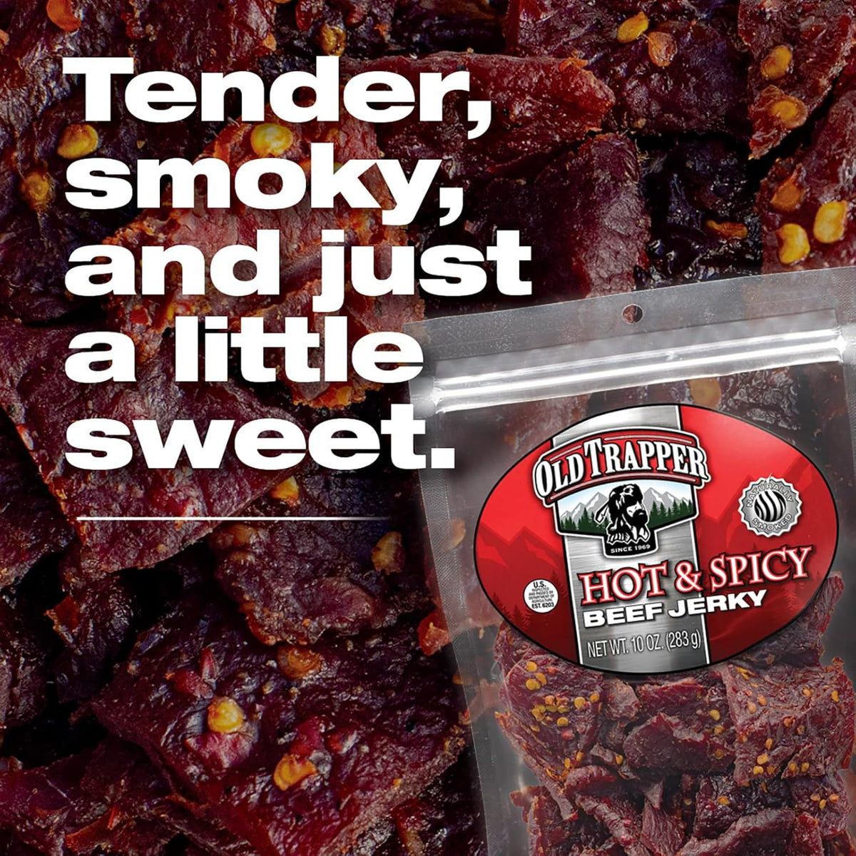 Spicy Beef Jerky, 10 Ounce Z3130