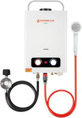 1.58 GPM Tankless Propane Water Heater with Portable Handle, White G3539