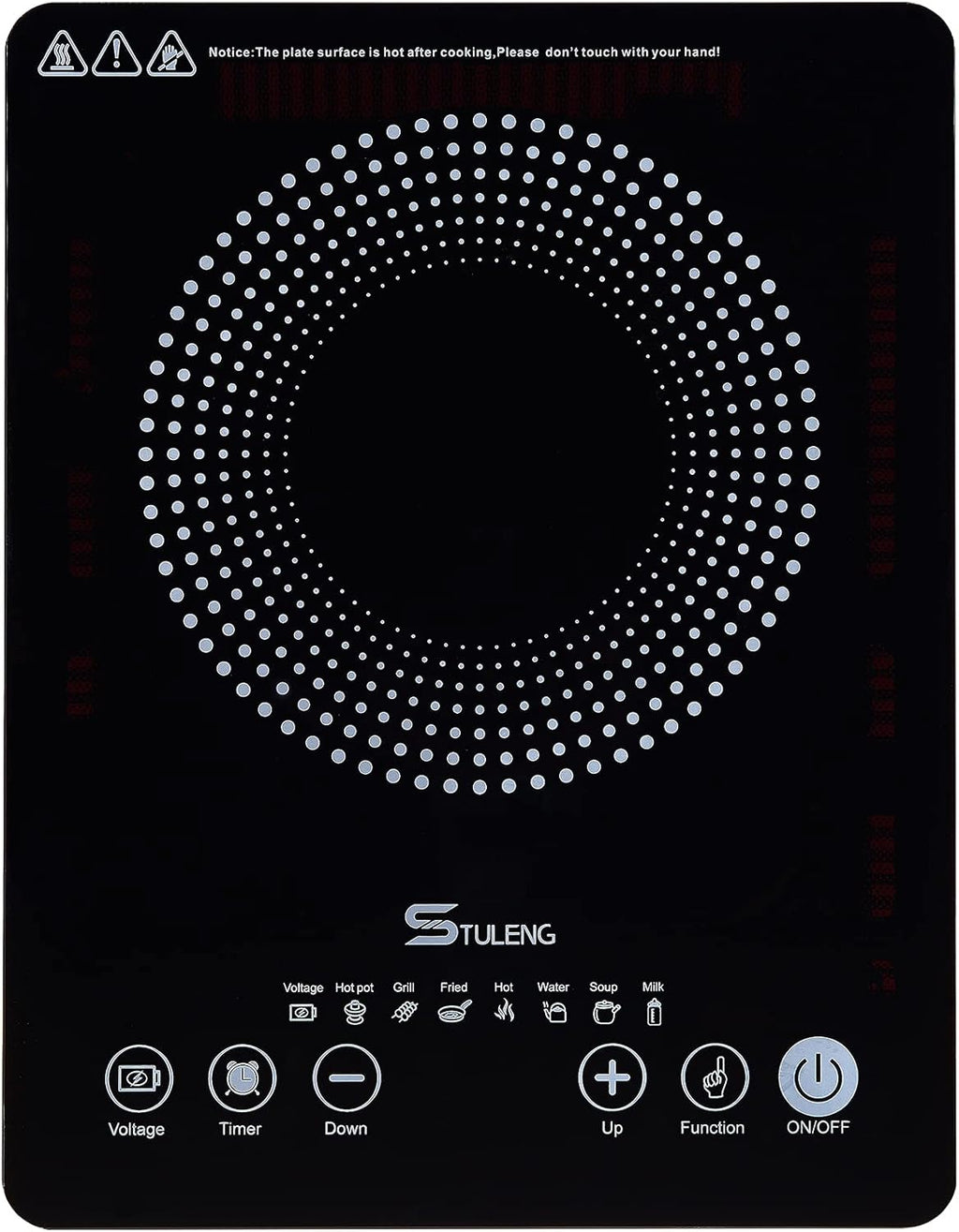 Portable 1300W Infrared Single Burner Cooktop Z943052