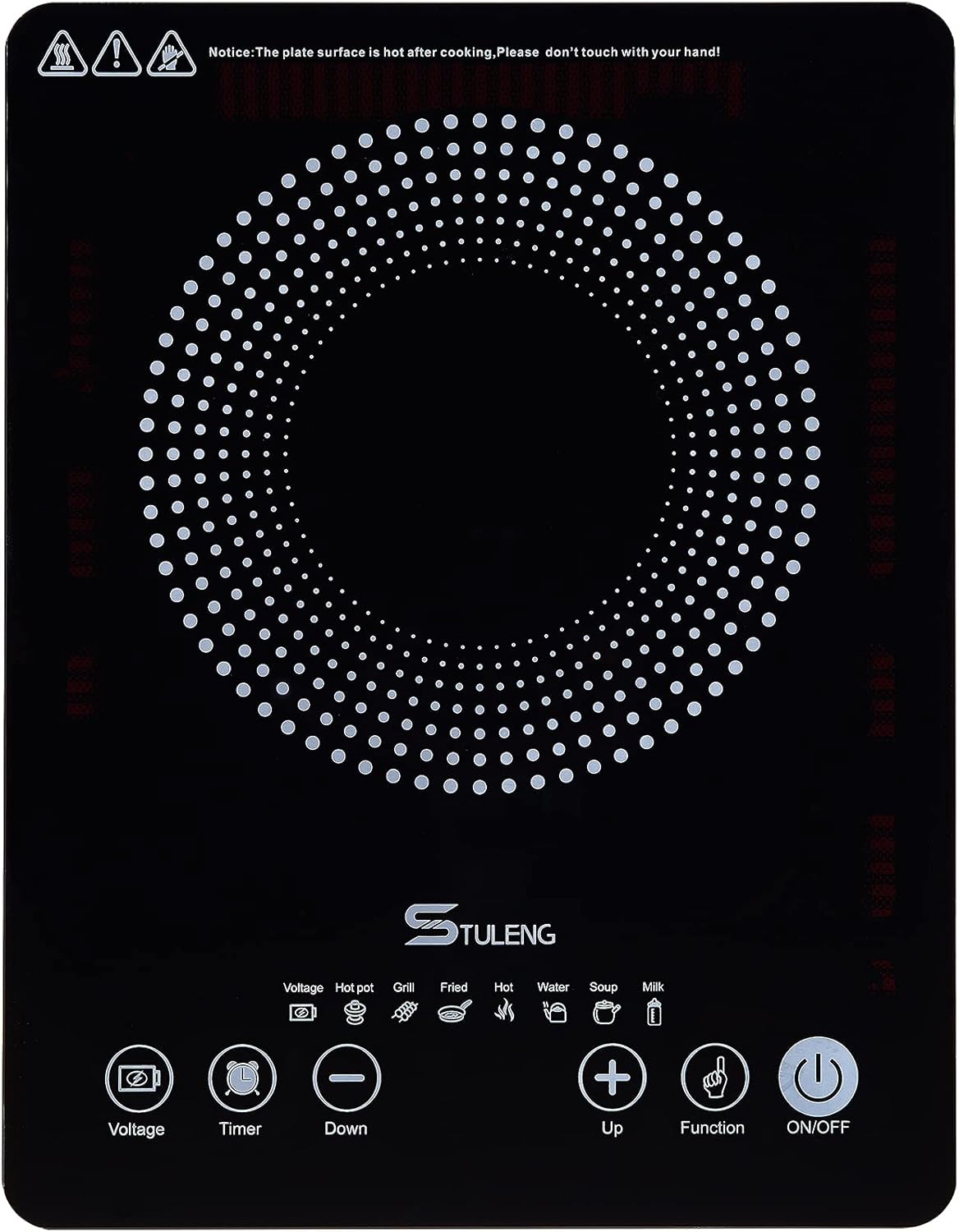 Portable 1300W Infrared Single Burner Cooktop Z943052