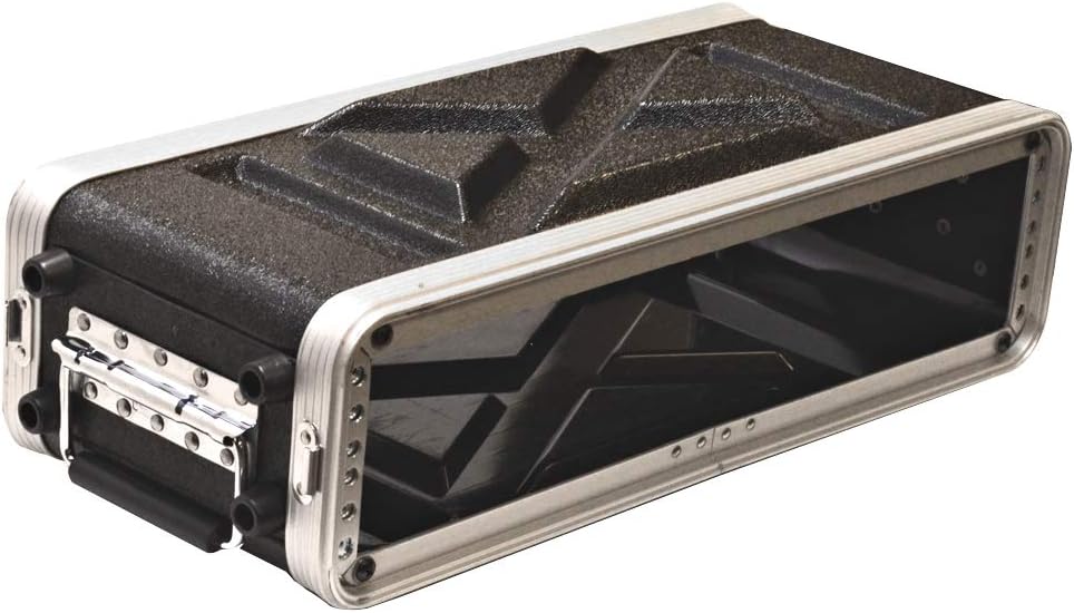 Lightweight 2 Space Compact ABS Rack Case R6506