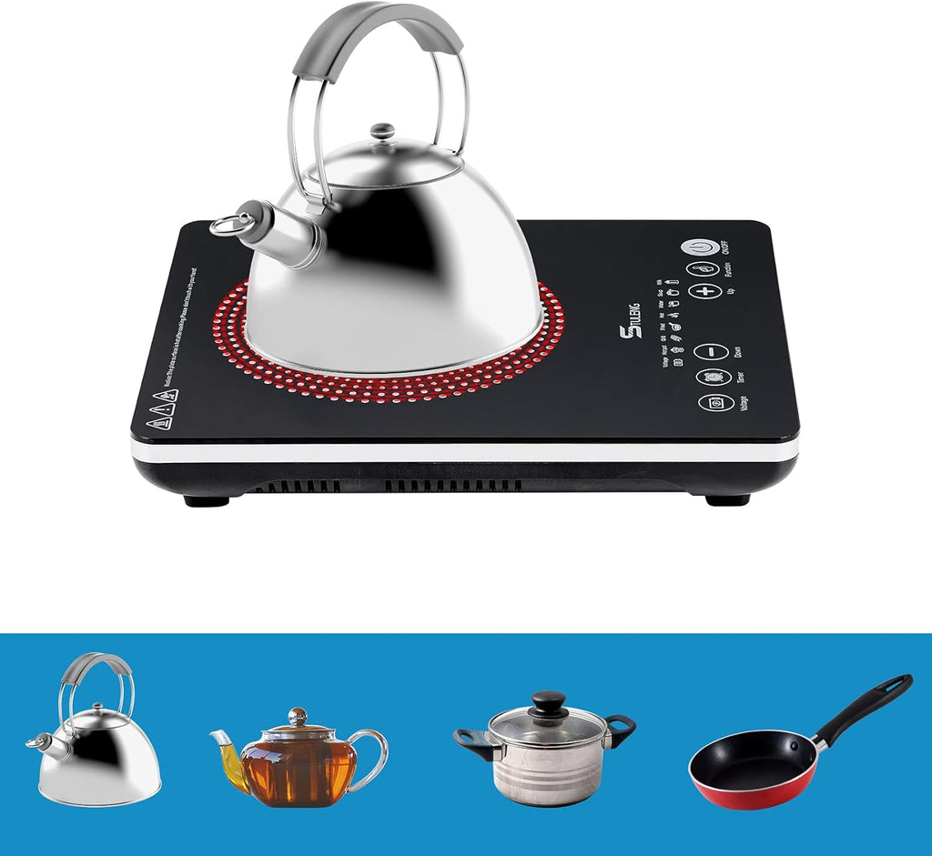 Portable 1300W Infrared Single Burner Cooktop Z943052