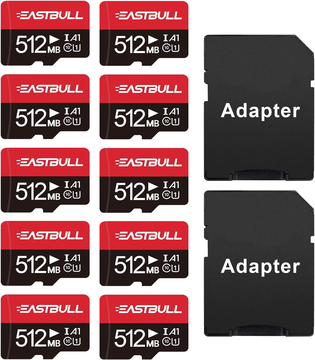 8GB 10-Pack Micro SD Cards UHS-I U1 Class 10 M426274