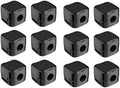 12 Pack Black Self Adhesive Magnetic Cable Clips Cord Organizer B7144