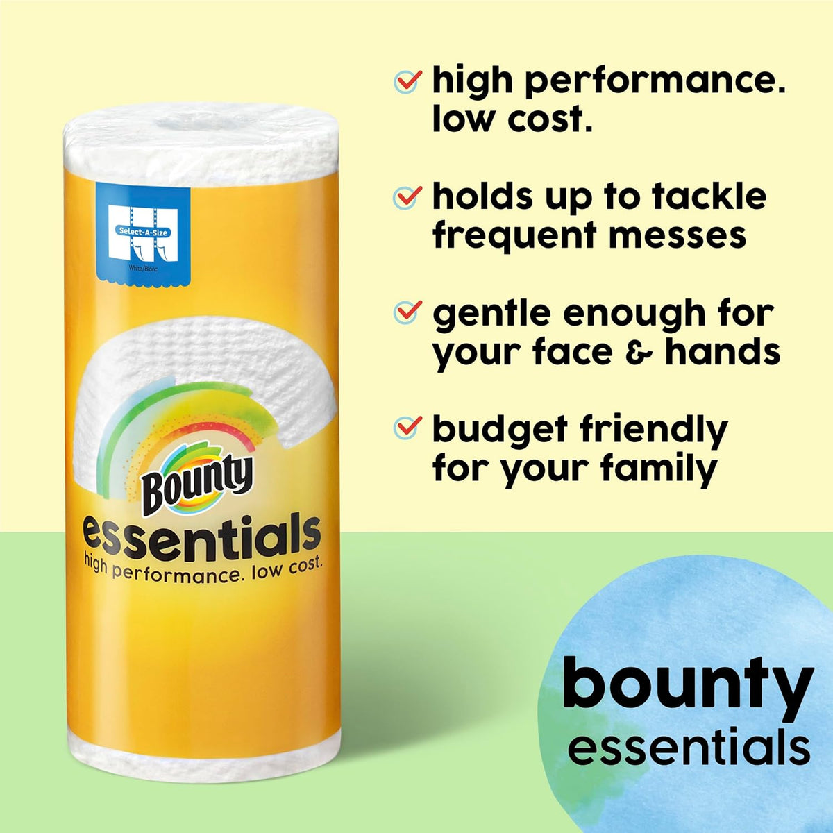 6 Double Rolls White Paper Towels R56708
