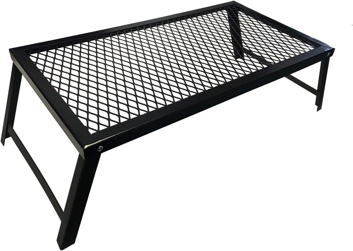 Folding Campfire Grill with Legs, Black Pack of 2 I5157
