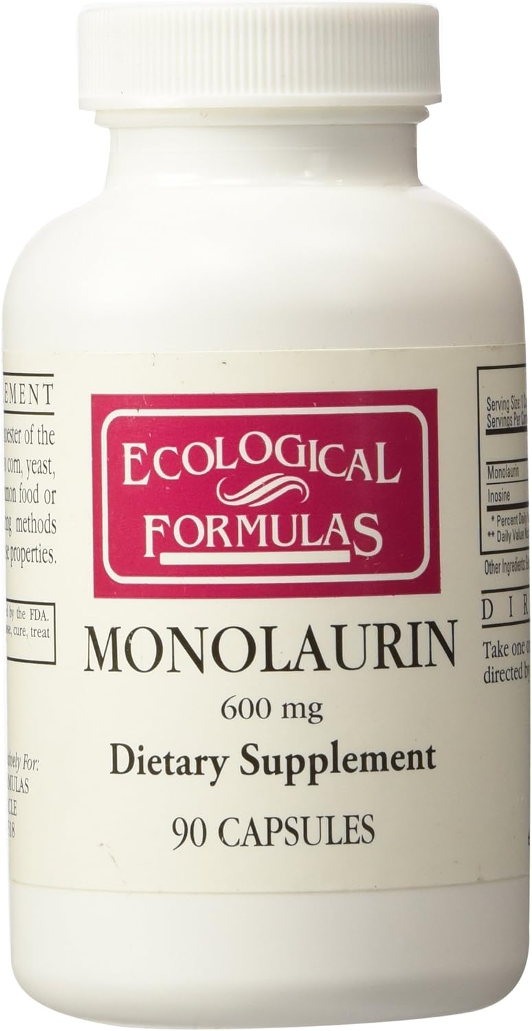 Monolaurin 600mg 90 Capsules F987