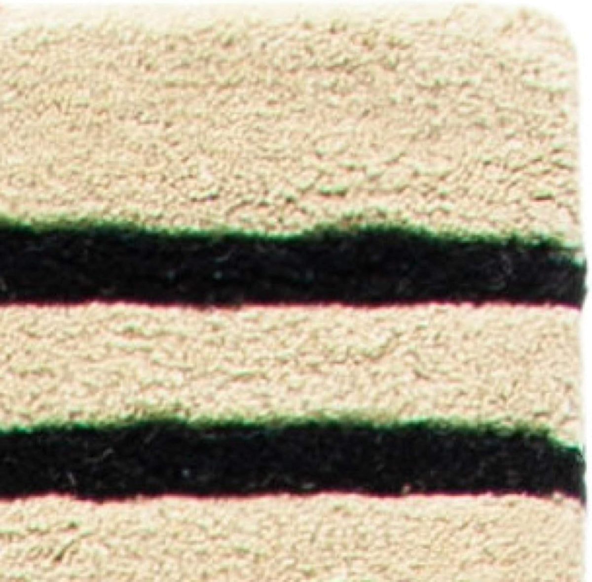 Gold Handmade Abstract Wool Runner Rug A113