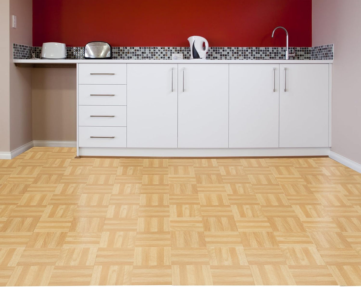 20 Tiles Self Adhesive 12-Inch Vinyl Floor Tiles P34439