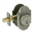 Double Cylinder Deadbolt in Aged Pewter W48407