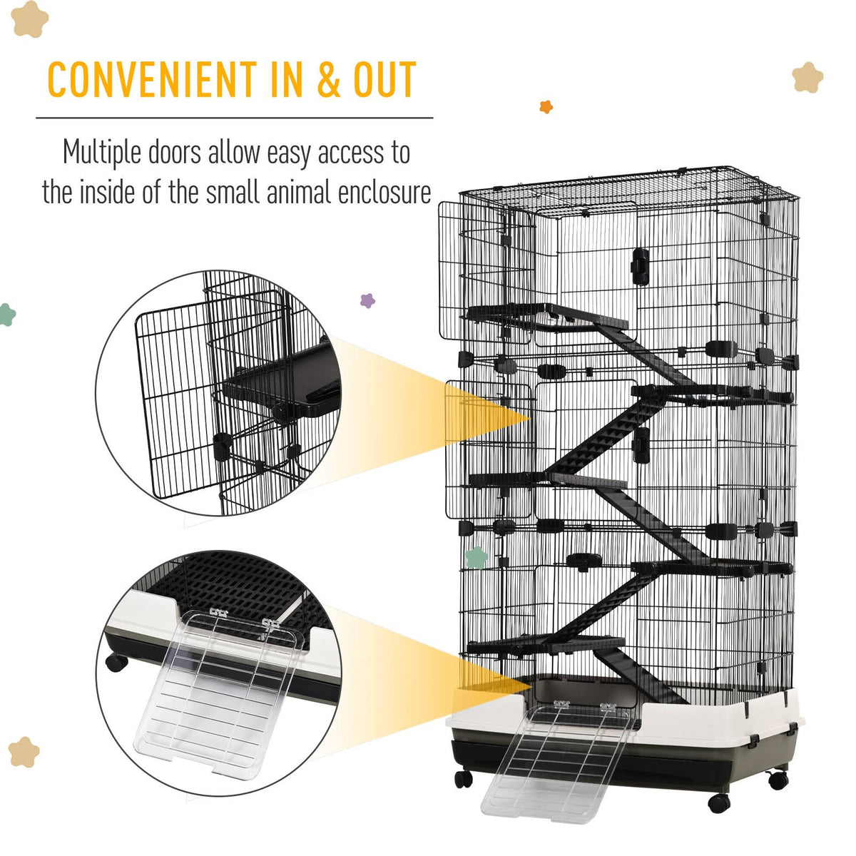 5-Tier Rolling Small Animal Cage I15585
