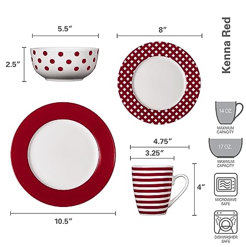 16-Piece Porcelain Dinnerware Set S6294