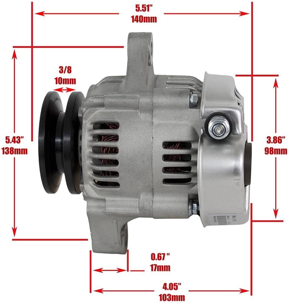 60 Amp Alternator D1106