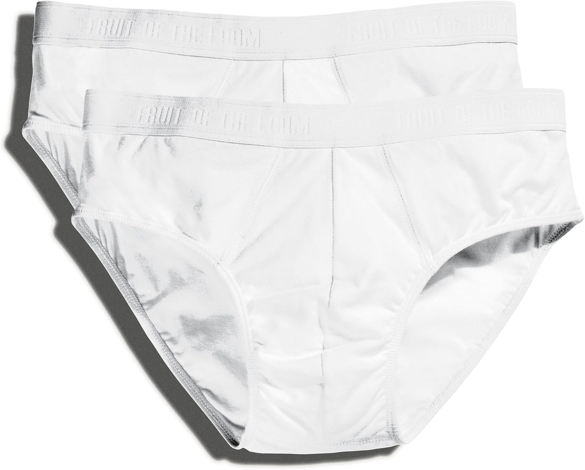 Mens Classic Sport Briefs (Pack of 2) (White) S62828