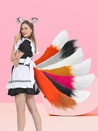 Plush Tail and Ears Faux Fur Animal Fox Wolf Costume Kit E54456