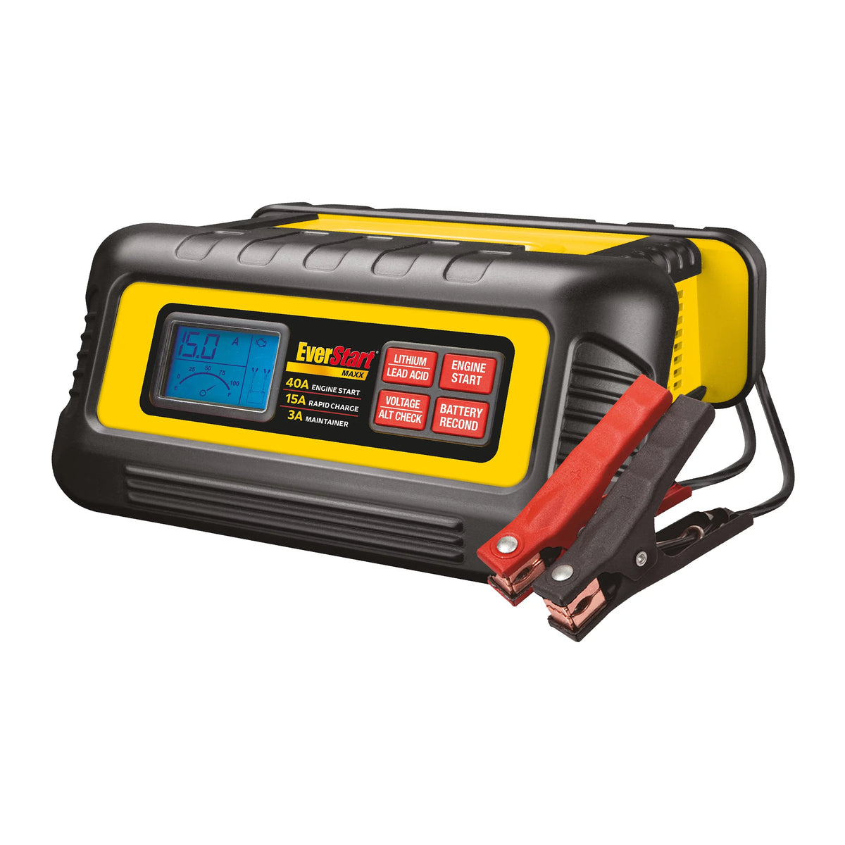 15 Amp Battery Charger and Maintainer with 40 Amp Engine Start W39522
