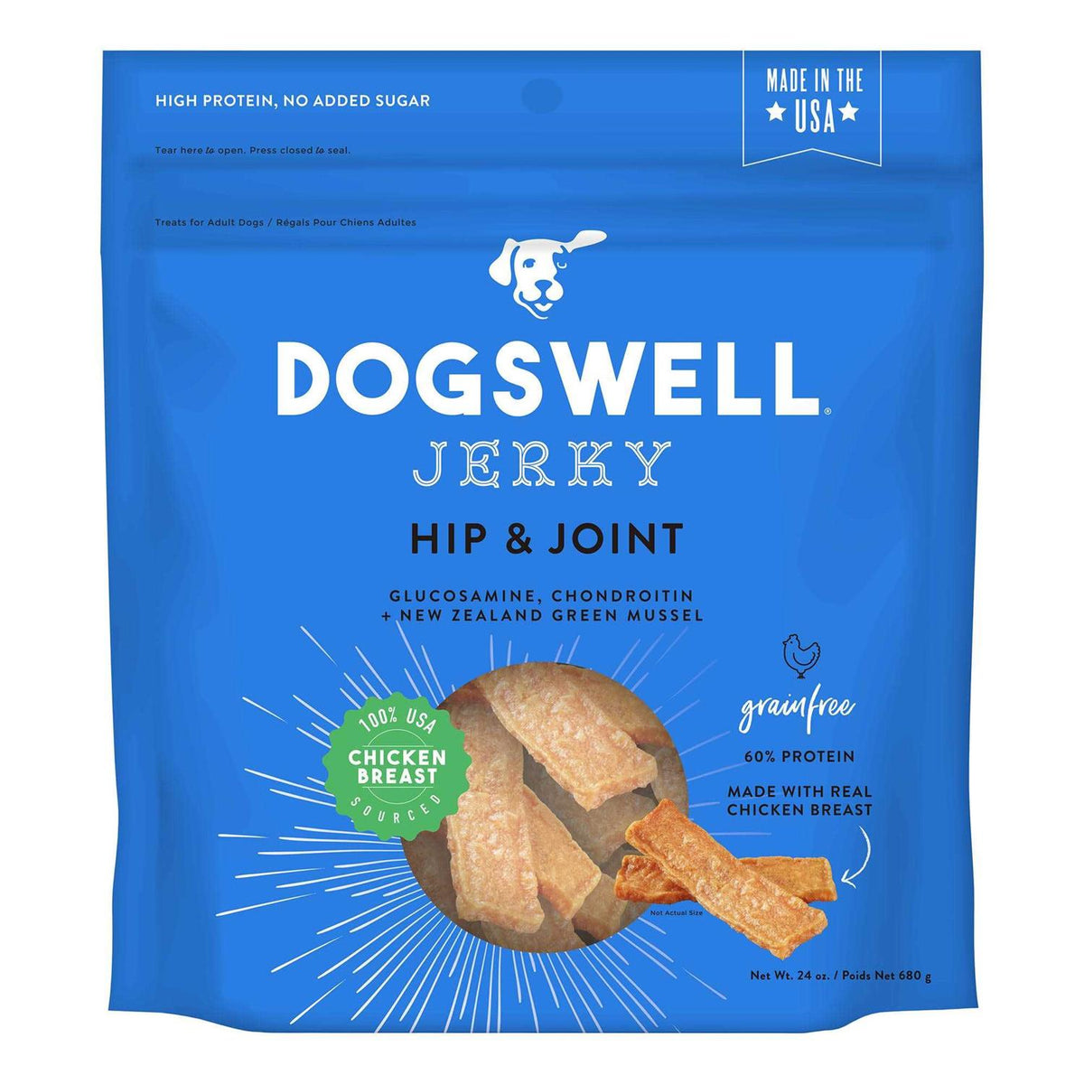 Dog Hip & Joint Jerky Chicken Q65710