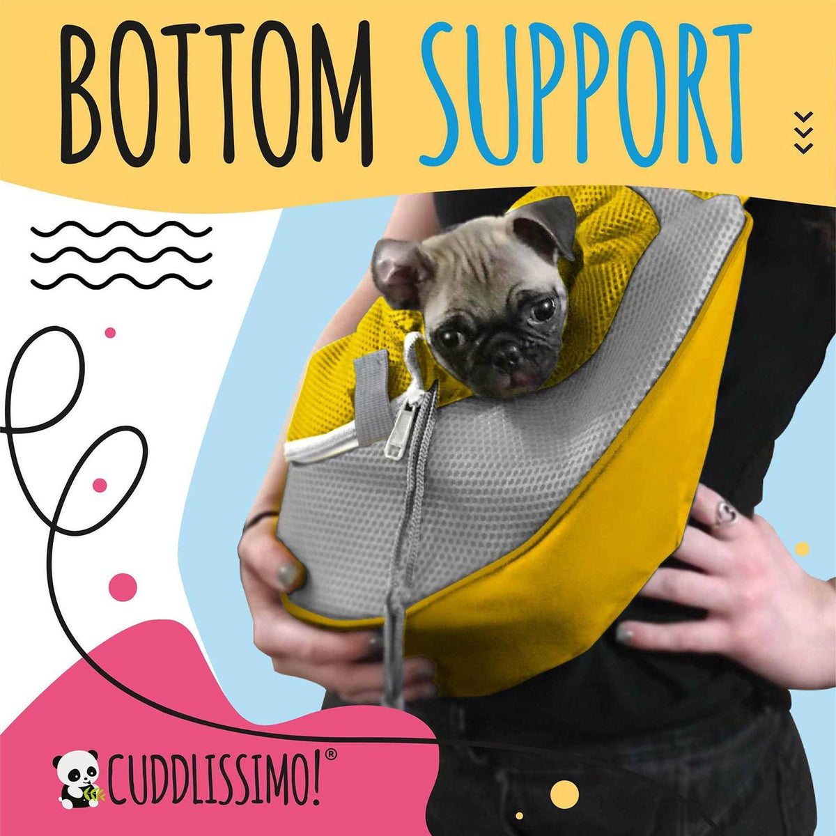 Pet Sling Carrier Small Dog Puppy Cat Carrying Bag X333348