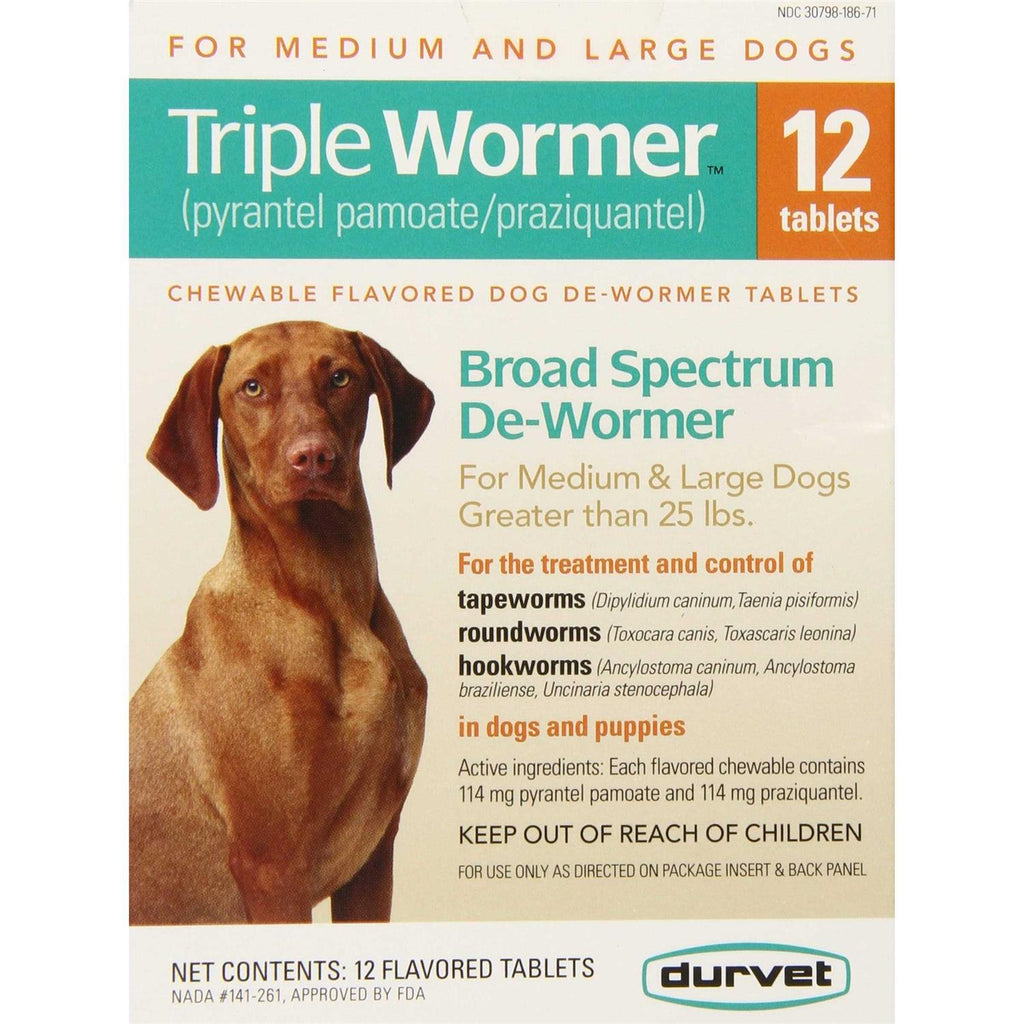 Triple Wormer for Medium & Large Dogs S821