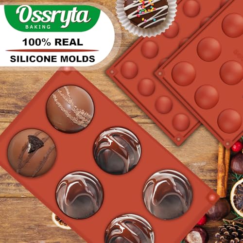Semi-Sphere Silicone Baking Mold Set V68304