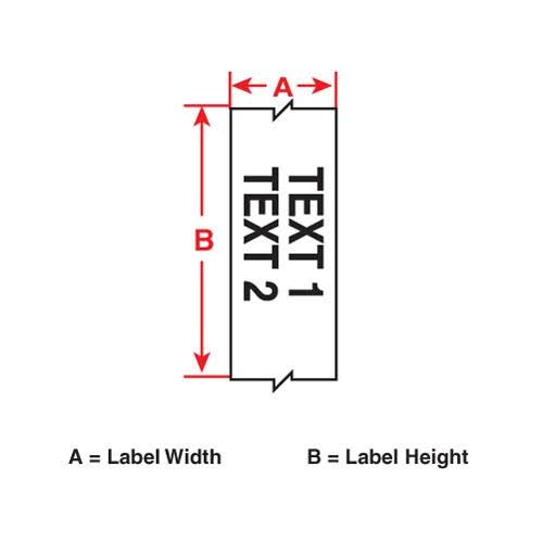 Gray Tape Cartridge, 100 ft. L V273
