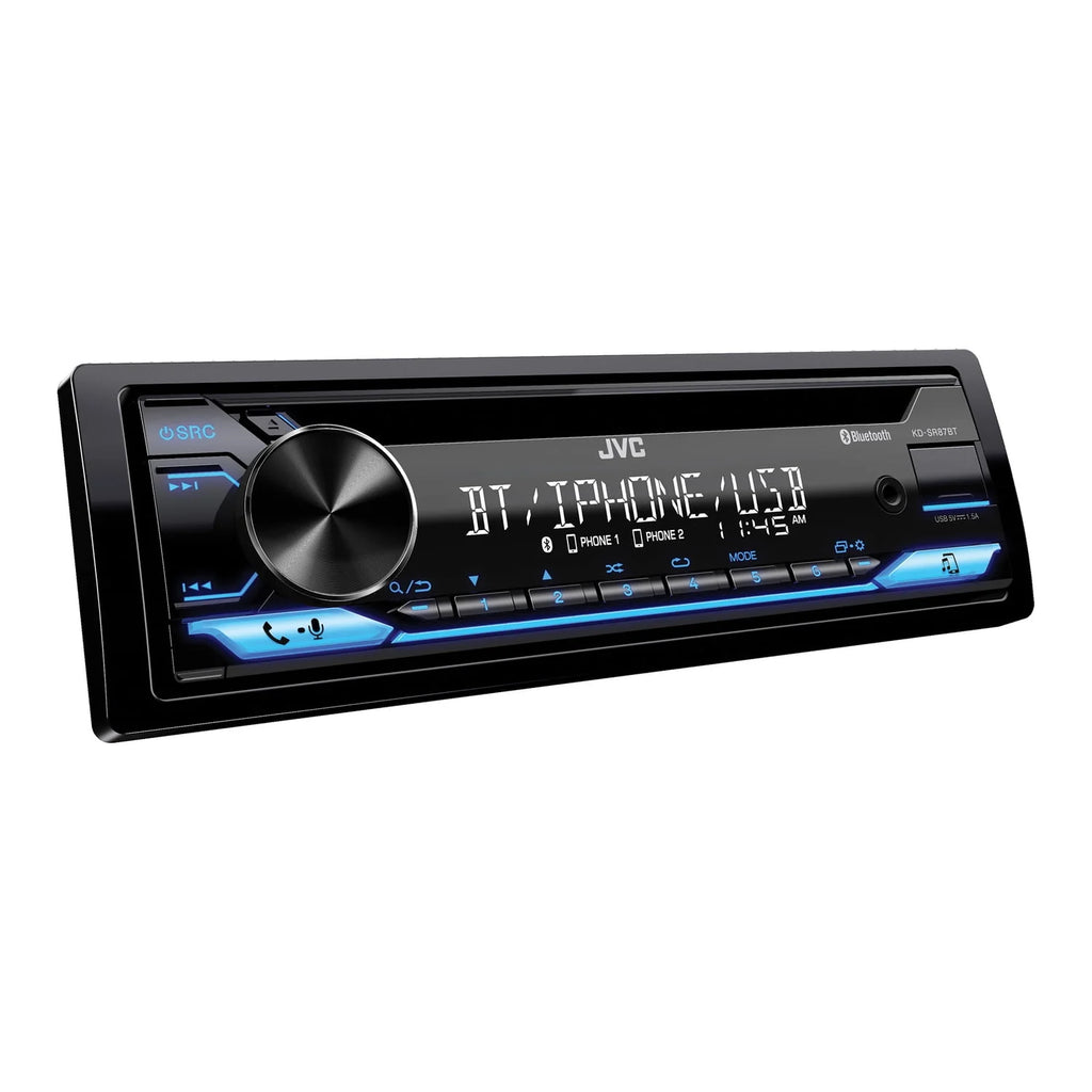 Single DIN Car Stereo CD Player with Bluetooth USB AM/FM Radio C950132