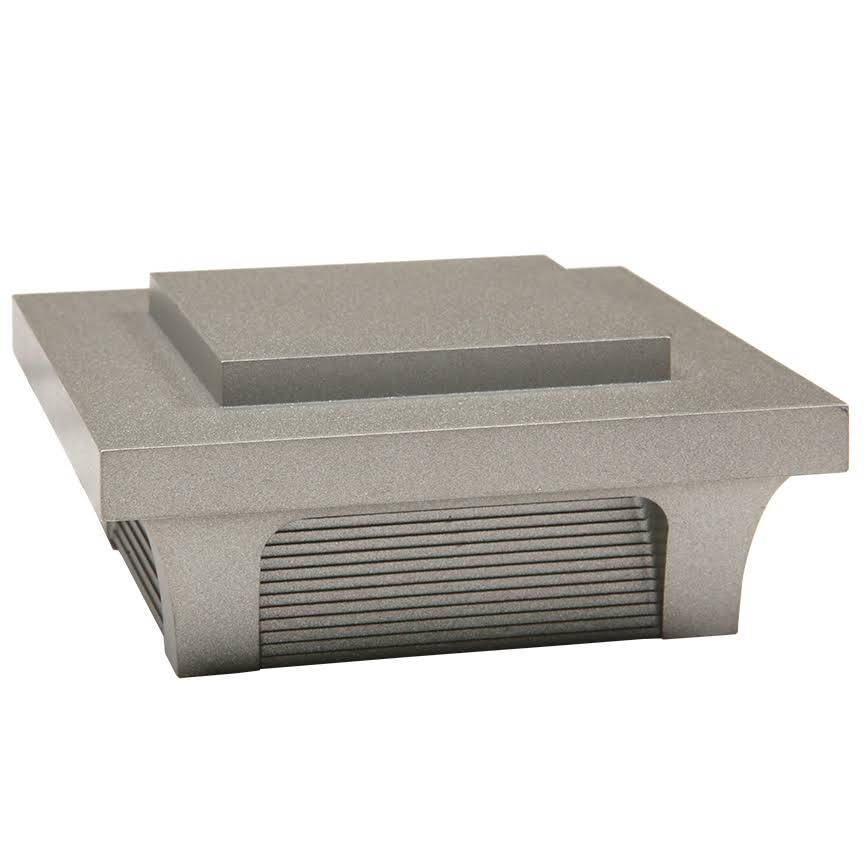 Brushed Titanium LED Post Cap R35492