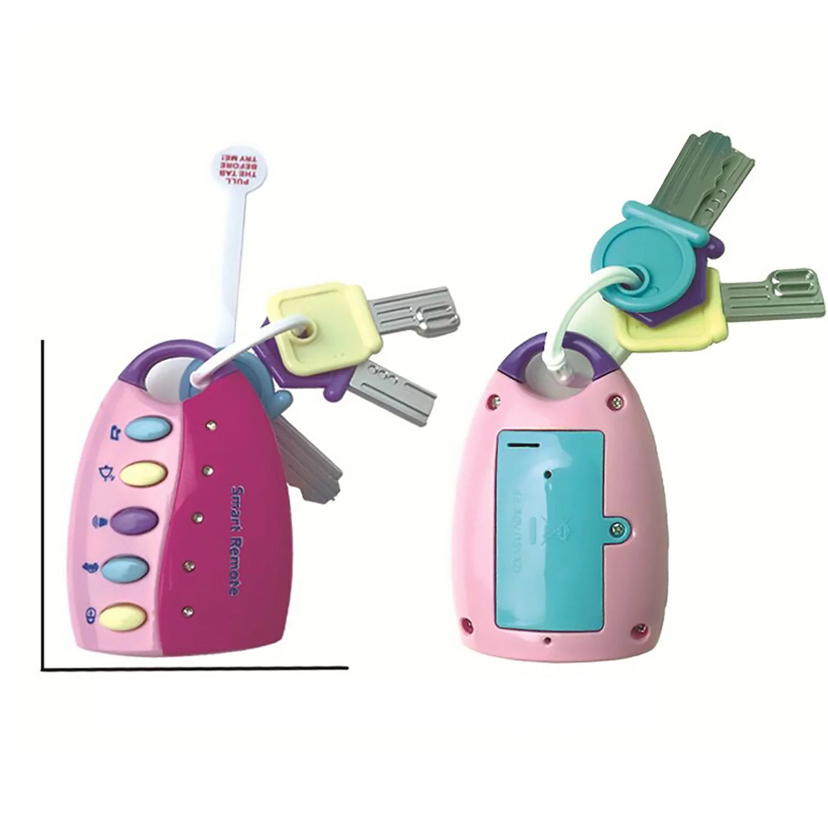 Pink Toy Car Keys With Light And Sounds X363682