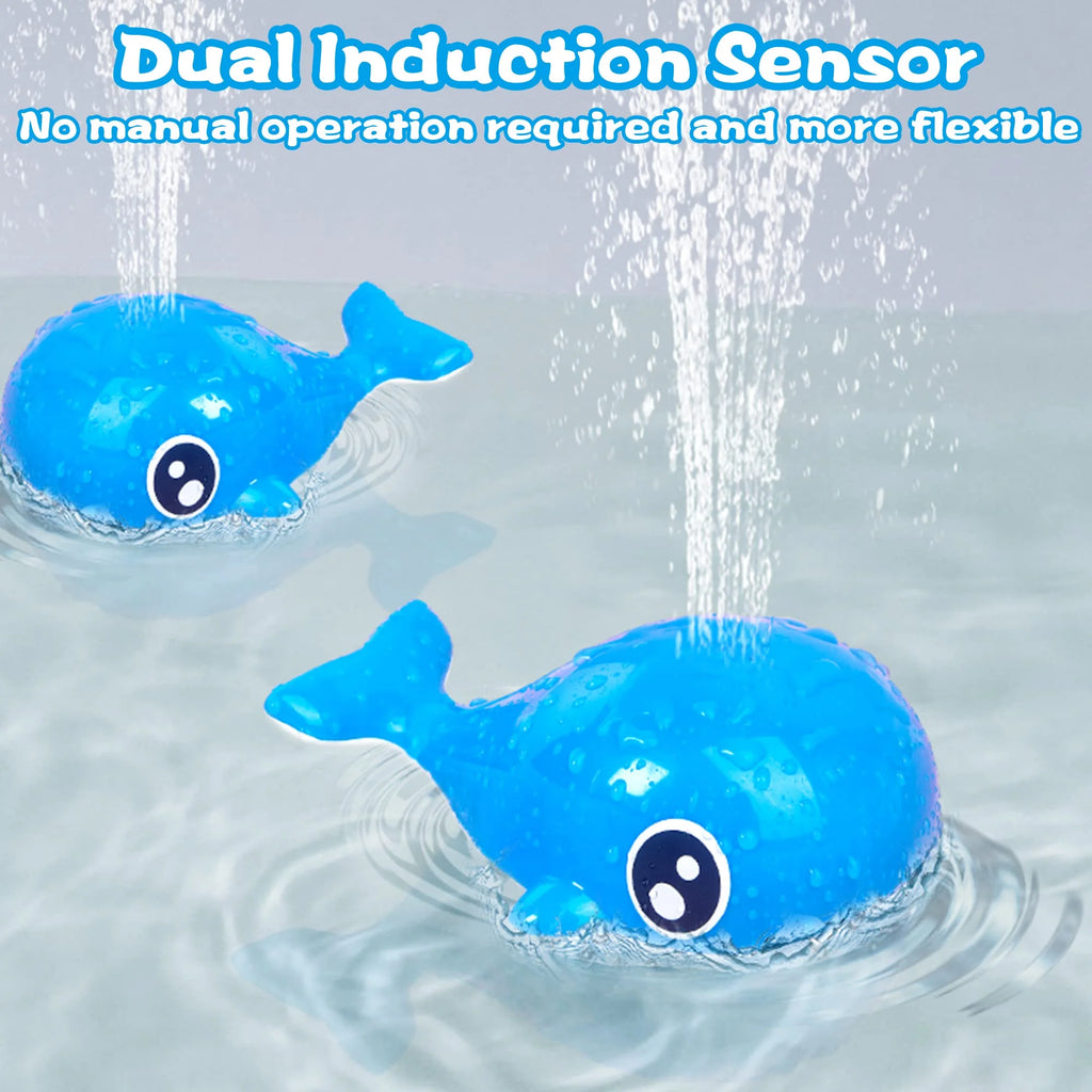 Glow in The Dark Whale Bath Toy W528