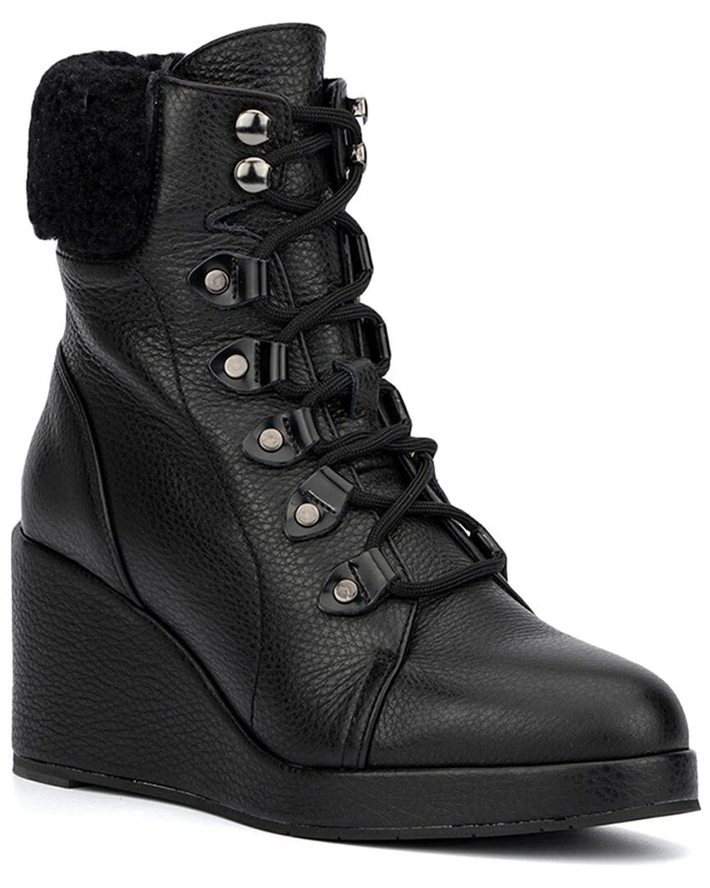 Weatherproof Leather & Shearling Boot L26183